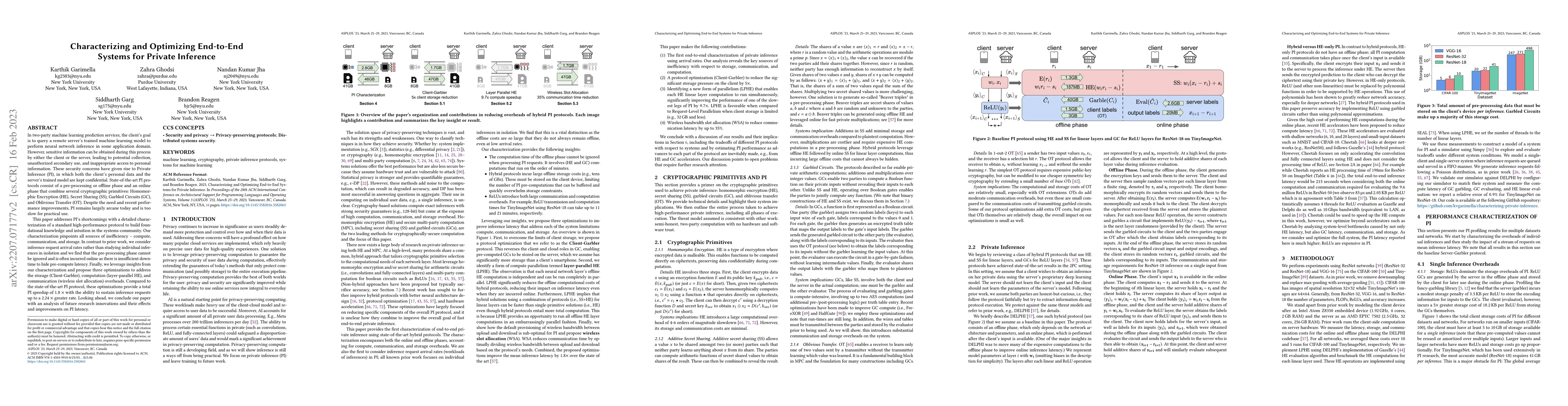 Thumbnail for Characterizing and Optimizing End-to-End Systems for Private Inference