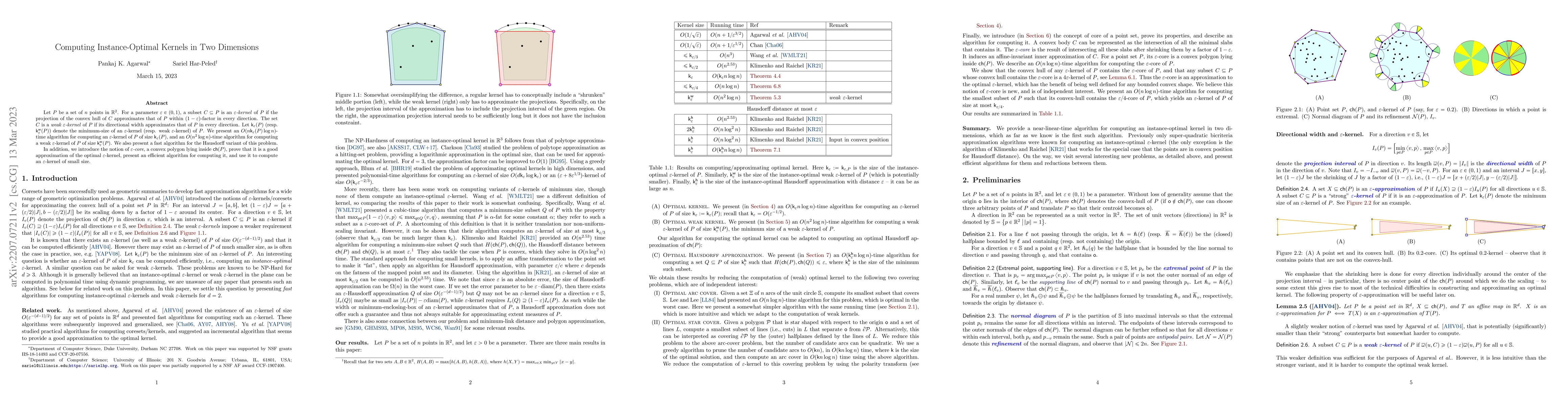 Thumbnail for Computing Optimal Kernels in Two Dimensions