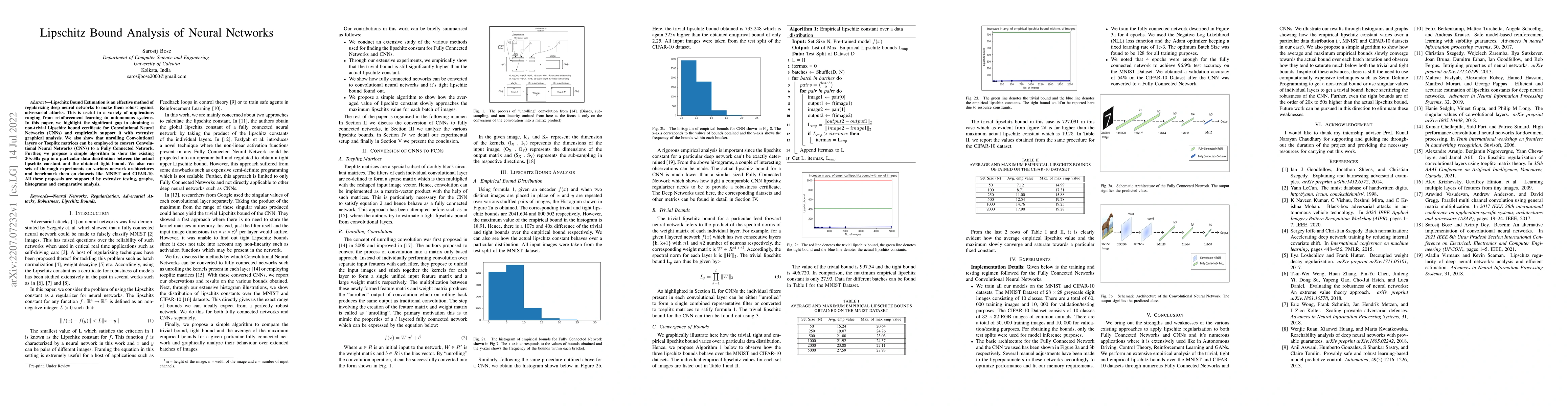 Thumbnail for Lipschitz Bound Analysis of Neural Networks