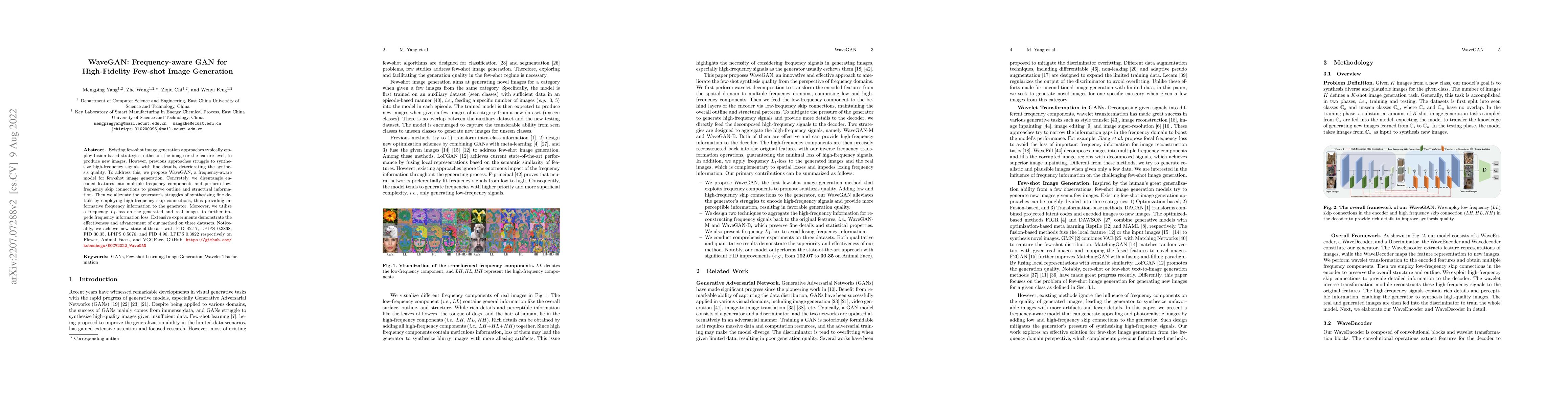 Thumbnail for WaveGAN: Frequency-aware GAN for High-Fidelity Few-shot Image Generation