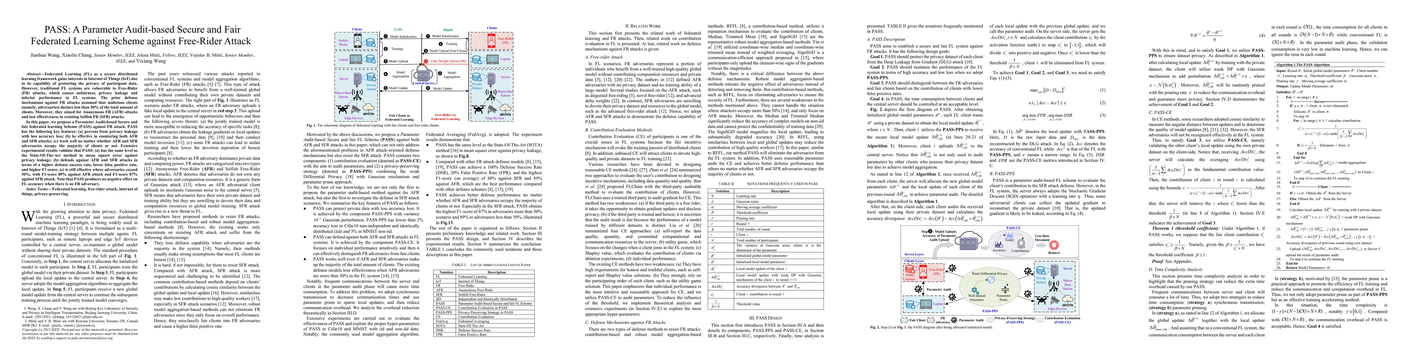Thumbnail for PASS: A Parameter Audit-based Secure and Fair Federated Learning Scheme
  against Free-Rider Attack