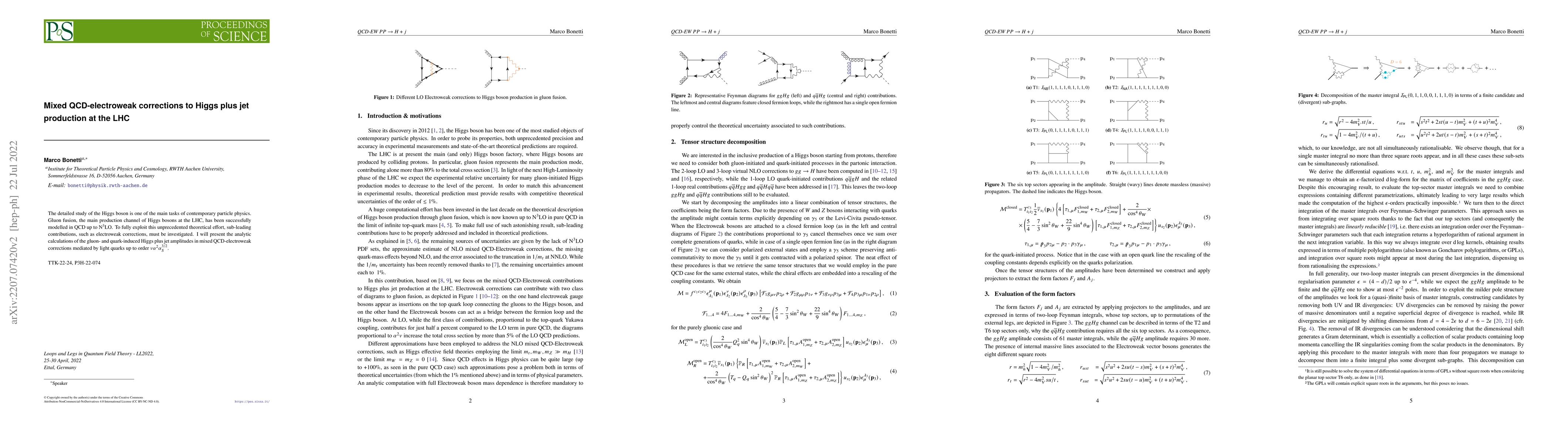 Thumbnail for Mixed QCD-electroweak corrections to Higgs plus jet production at the
  LHC