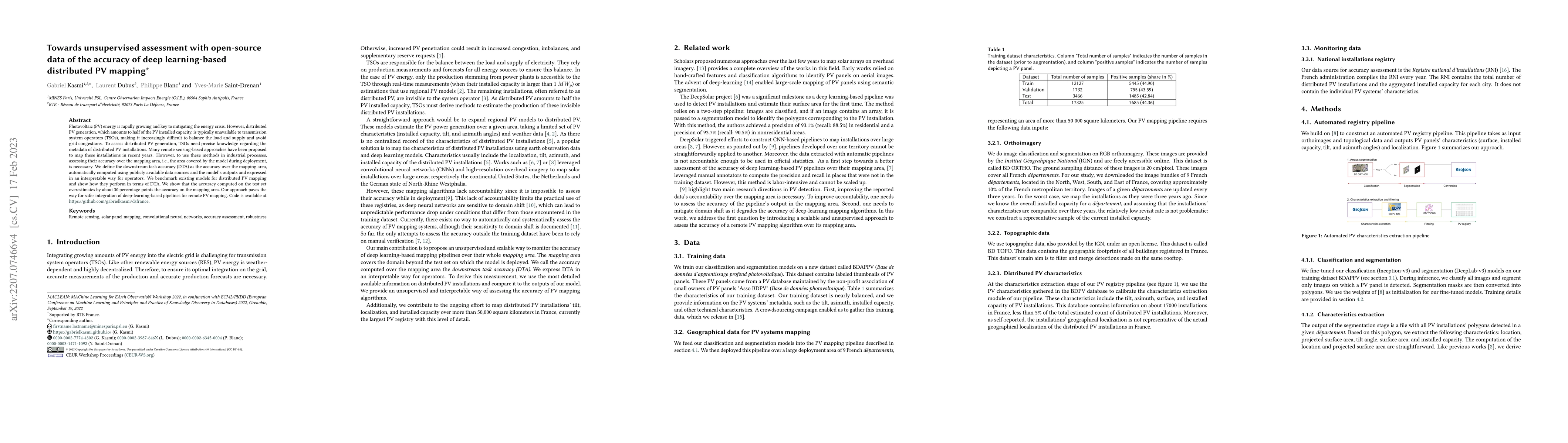 Thumbnail for Towards unsupervised assessment with open-source data of the accuracy of
  deep learning-based distributed PV mapping