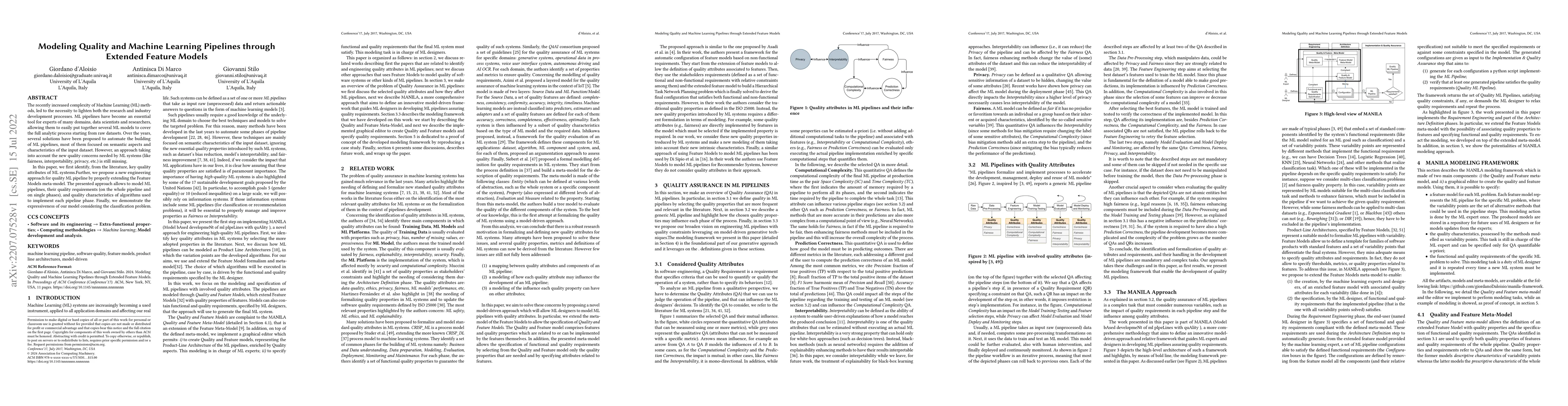 Thumbnail for Modeling Quality and Machine Learning Pipelines through Extended Feature
  Models