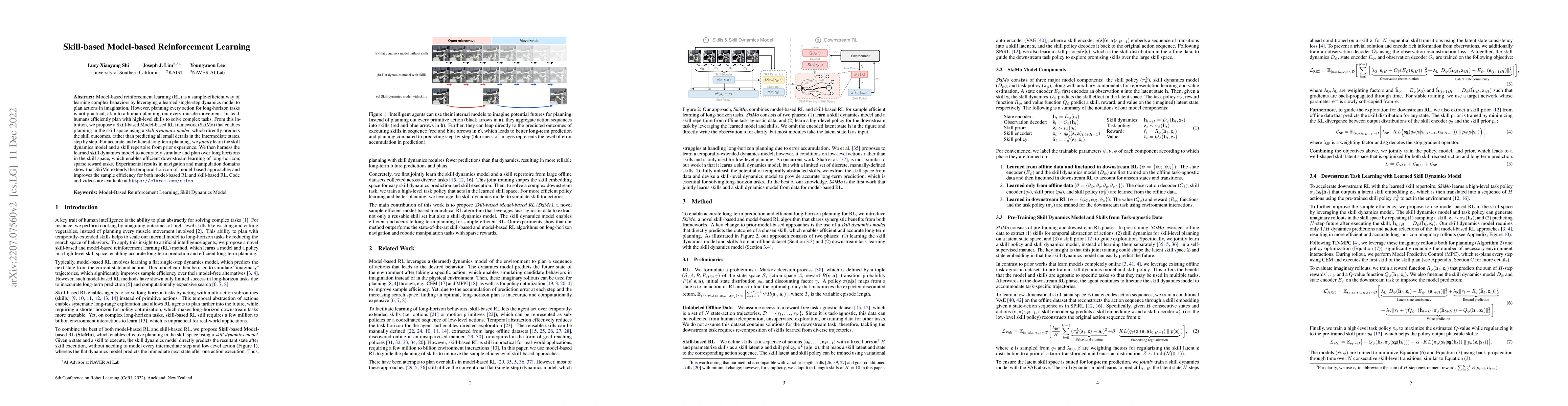 Thumbnail for Skill-based Model-based Reinforcement Learning