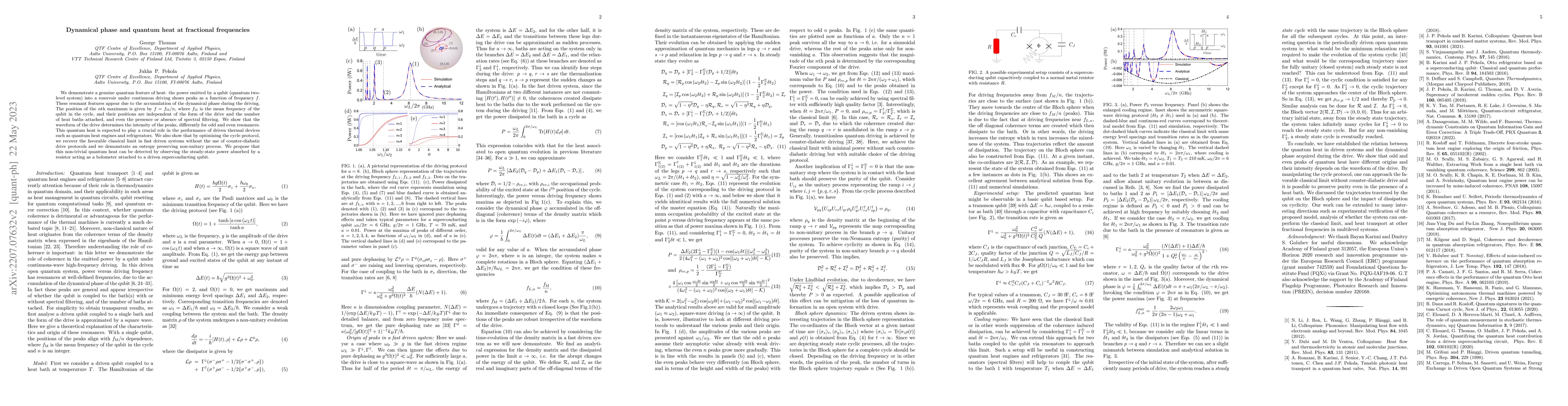 Thumbnail for Dynamical phase and quantum heat at fractional frequencies