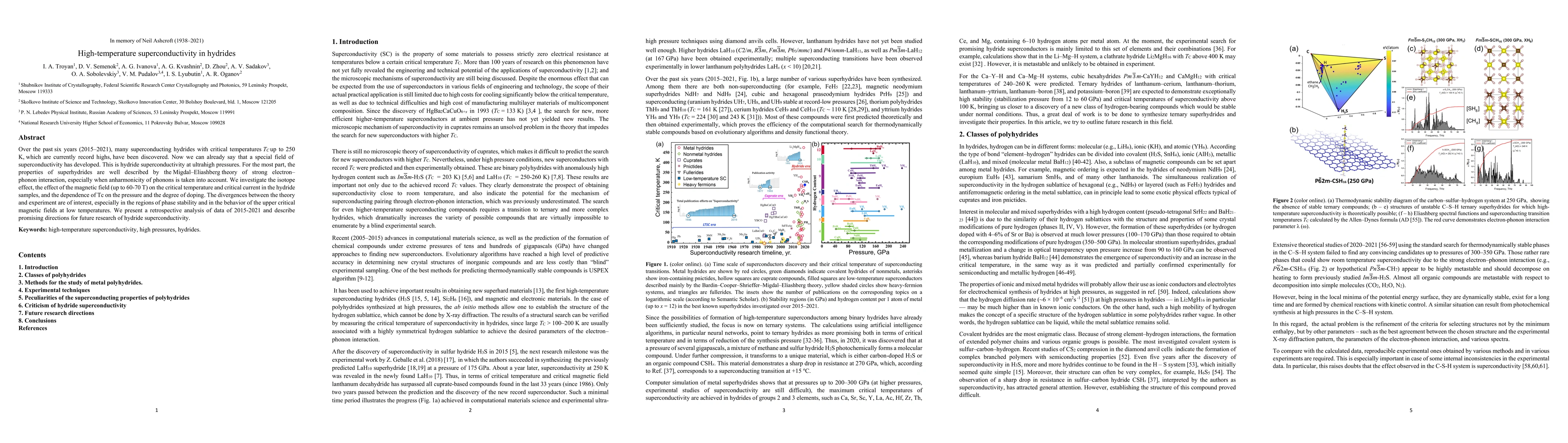 Thumbnail for High-temperature superconductivity in hydrides