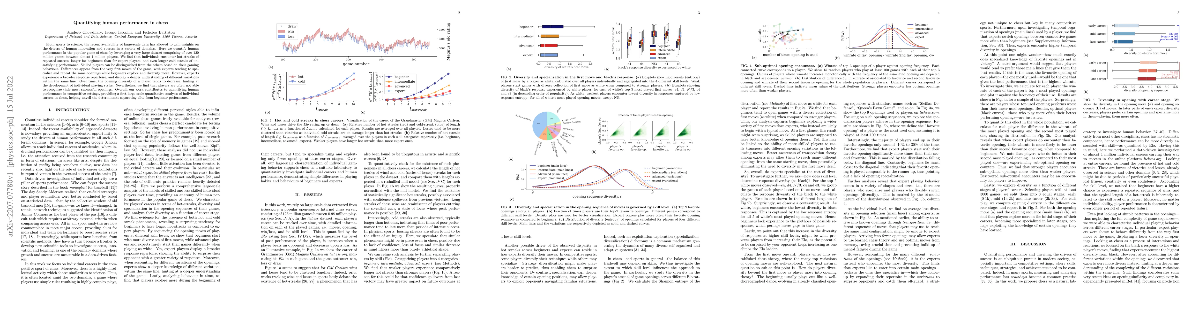 Thumbnail for Quantifying human performance in chess