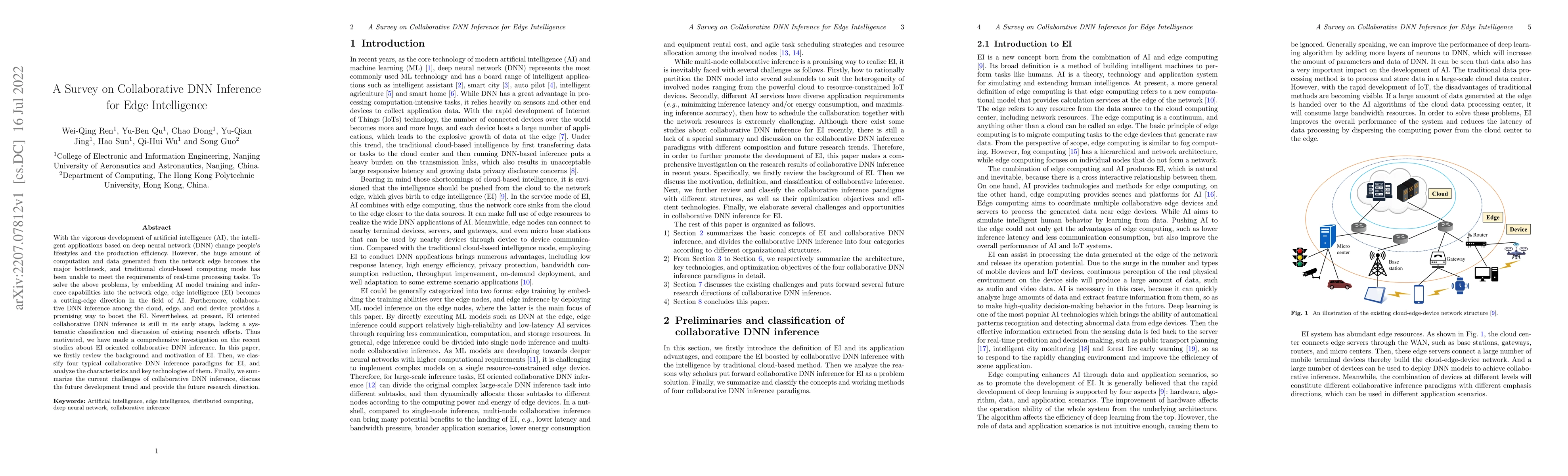 Thumbnail for A Survey on Collaborative DNN Inference for Edge Intelligence