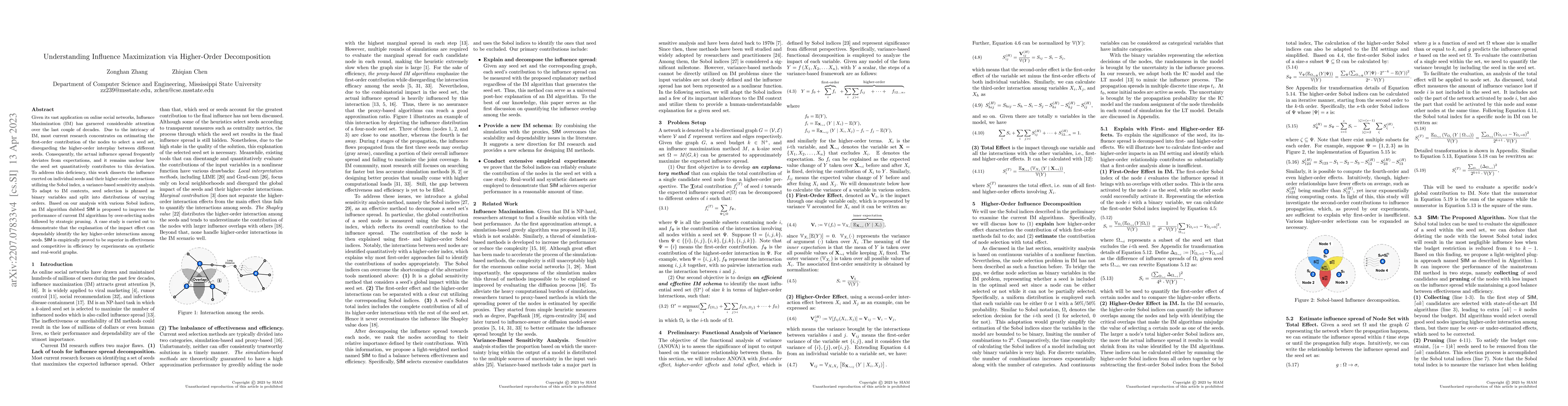 Thumbnail for Understanding Influence Maximization via Higher-Order Decomposition