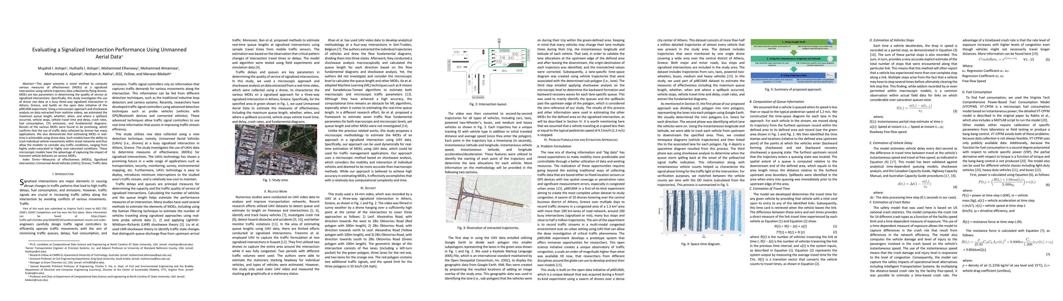 Thumbnail for Evaluating a Signalized Intersection Performance Using Unmanned Aerial
  Data