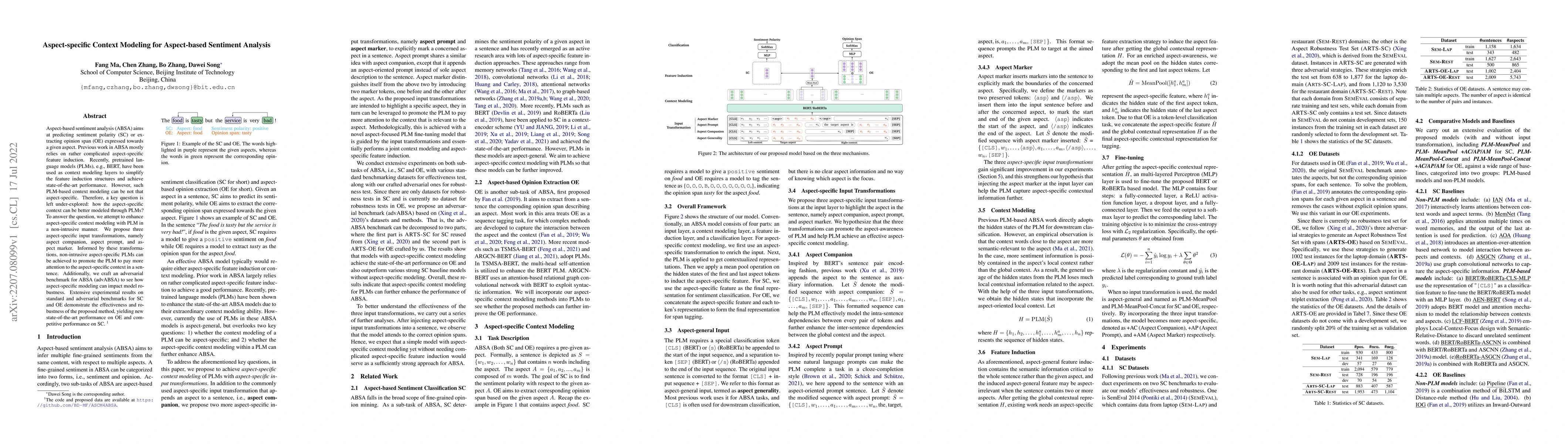 Thumbnail for Aspect-specific Context Modeling for Aspect-based Sentiment Analysis