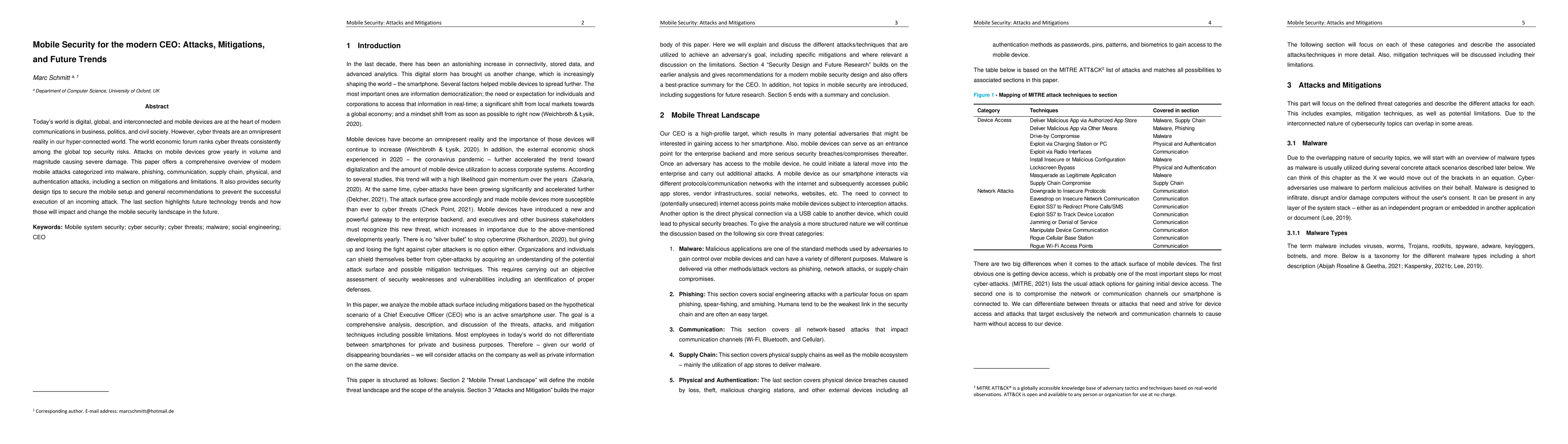 Thumbnail for Mobile Security for the modern CEO: Attacks, Mitigations, and Future
  Trends