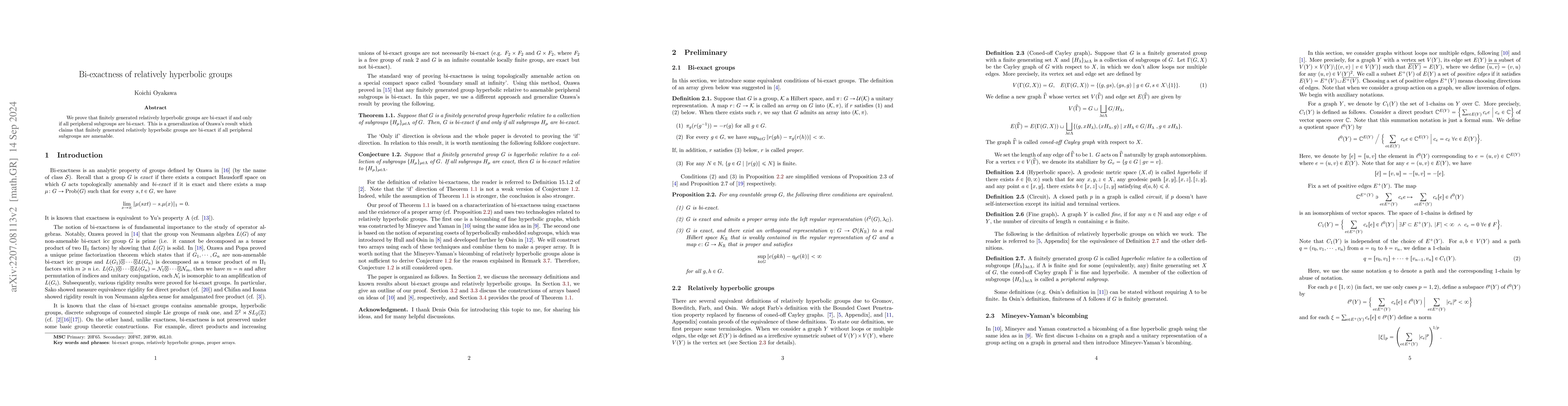 Thumbnail for Bi-exactness of relatively hyperbolic groups
