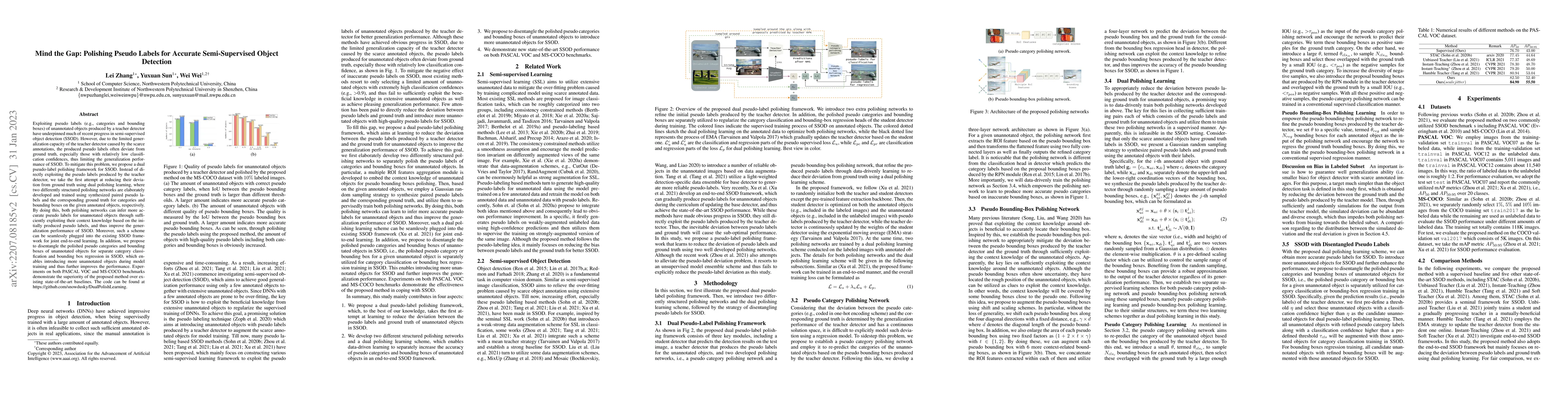 Thumbnail for Mind the Gap: Polishing Pseudo labels for Accurate Semi-supervised
  Object Detection