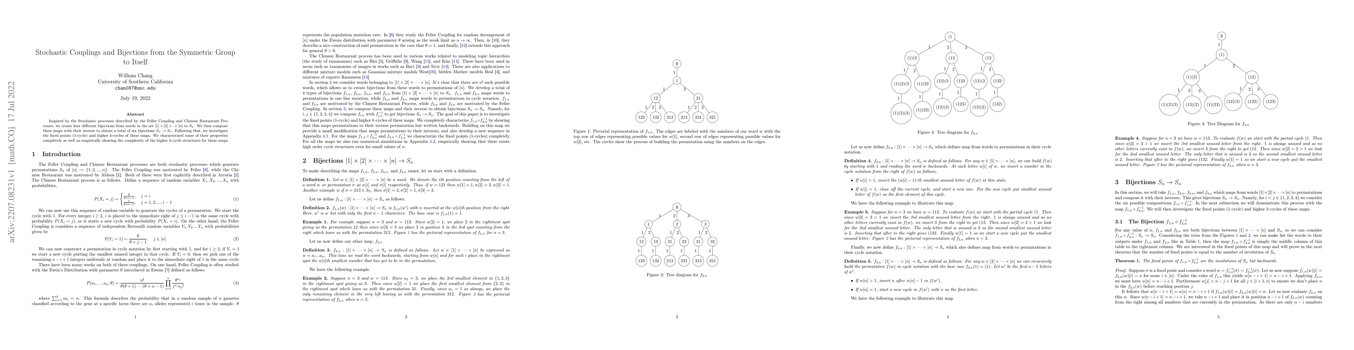Thumbnail for Stochastic Couplings and Bijections from the Symmetric Group to Itself