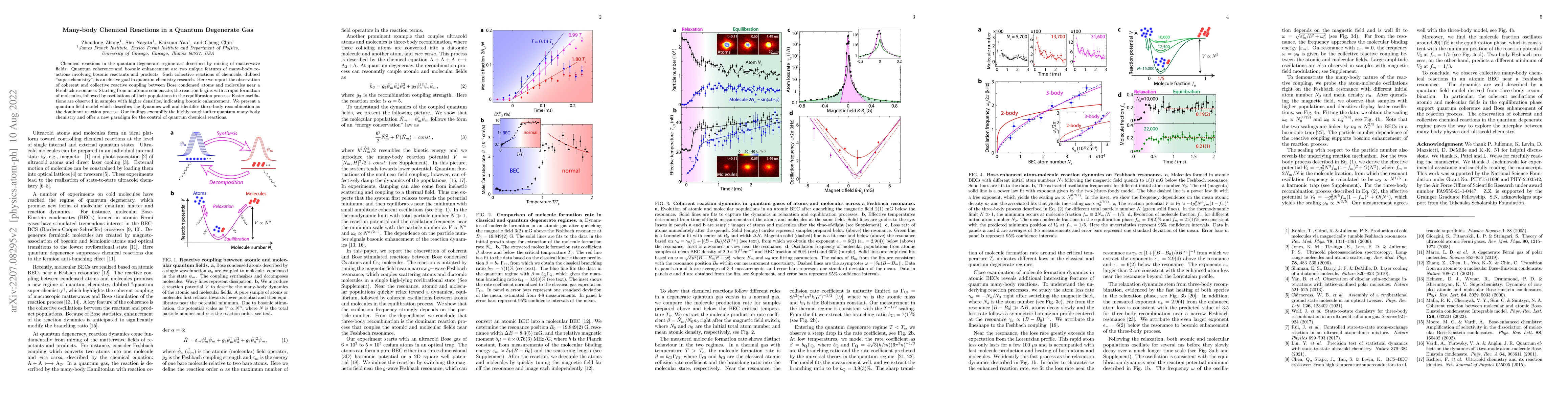 Thumbnail for Many-body Chemical Reactions in a Quantum Degenerate Gas