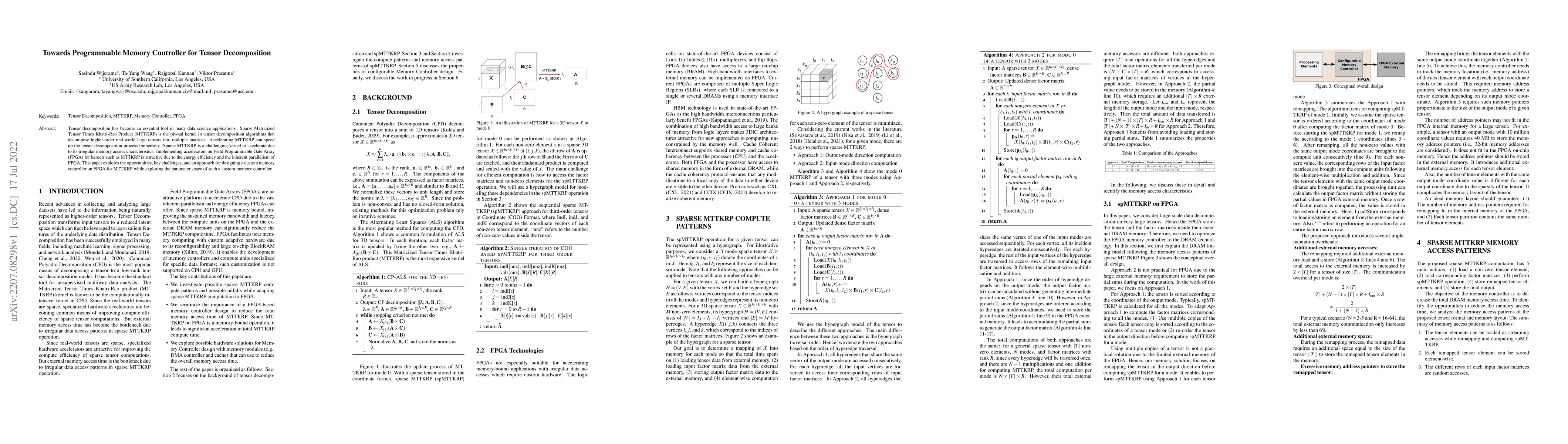 Thumbnail for Towards Programmable Memory Controller for Tensor Decomposition