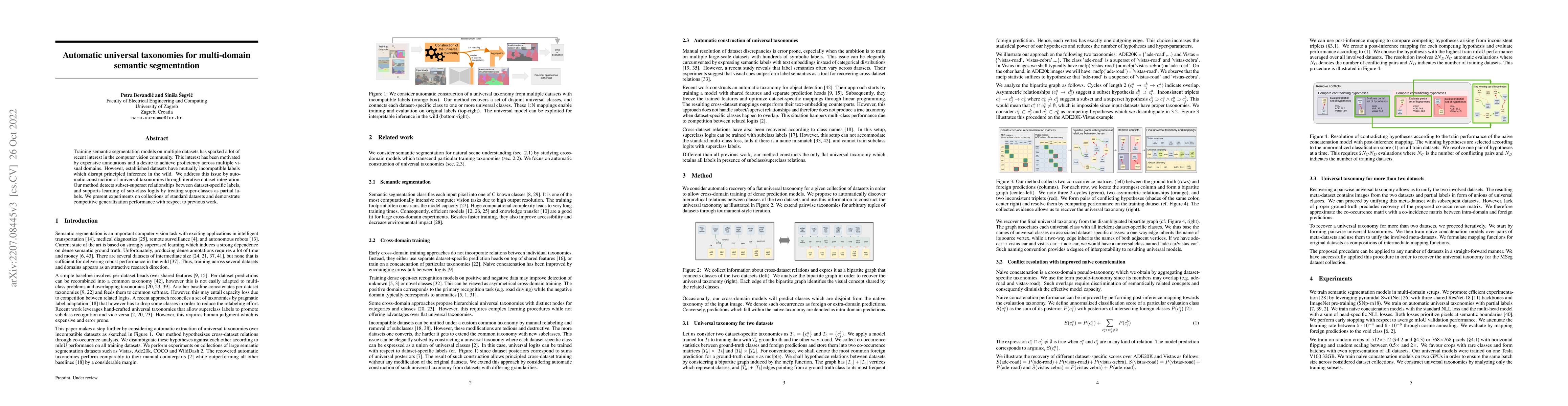 Thumbnail for Automatic universal taxonomies for multi-domain semantic segmentation