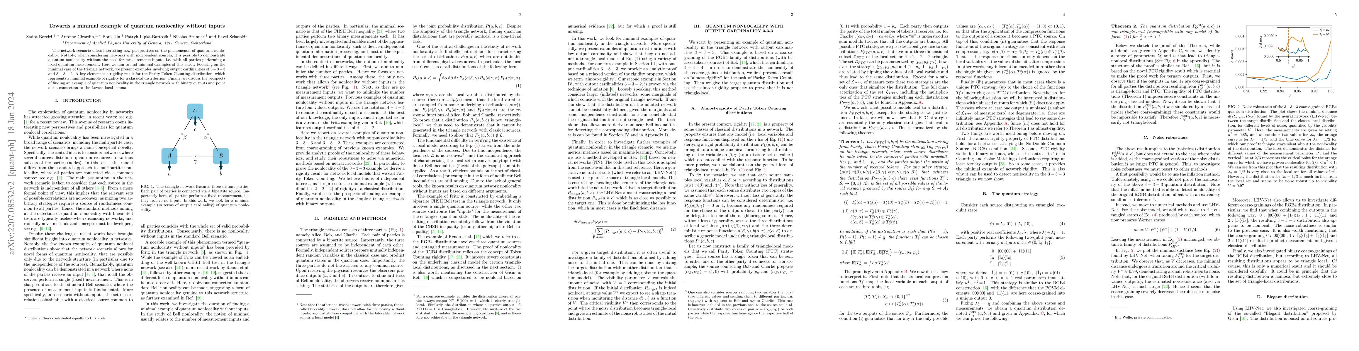 Thumbnail for Towards a minimal example of quantum nonlocality without inputs