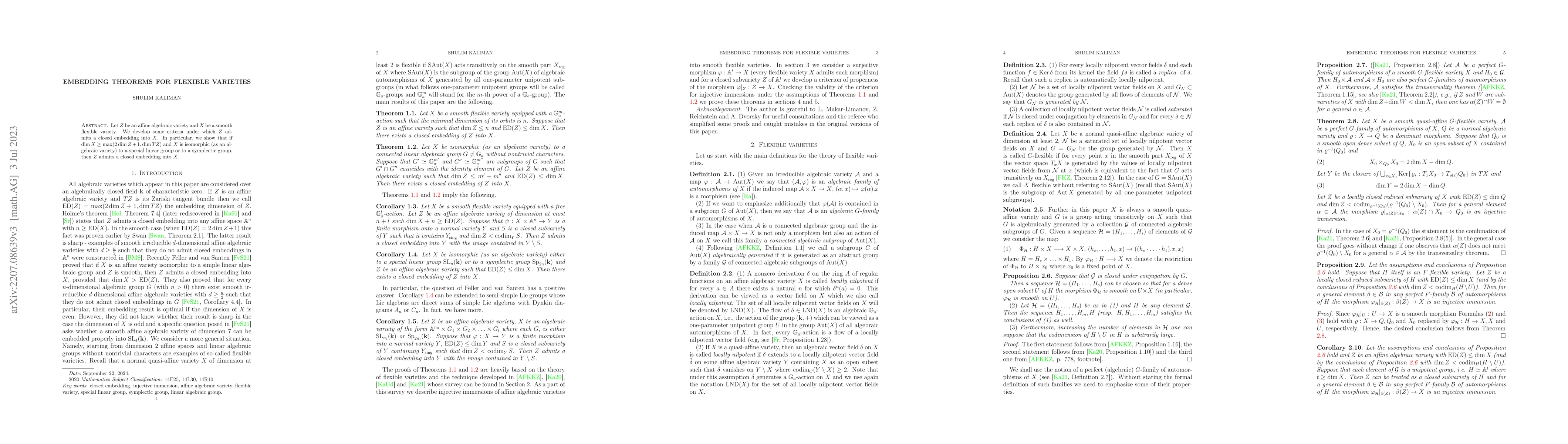 Thumbnail for Embedding theorem for flexible varieties