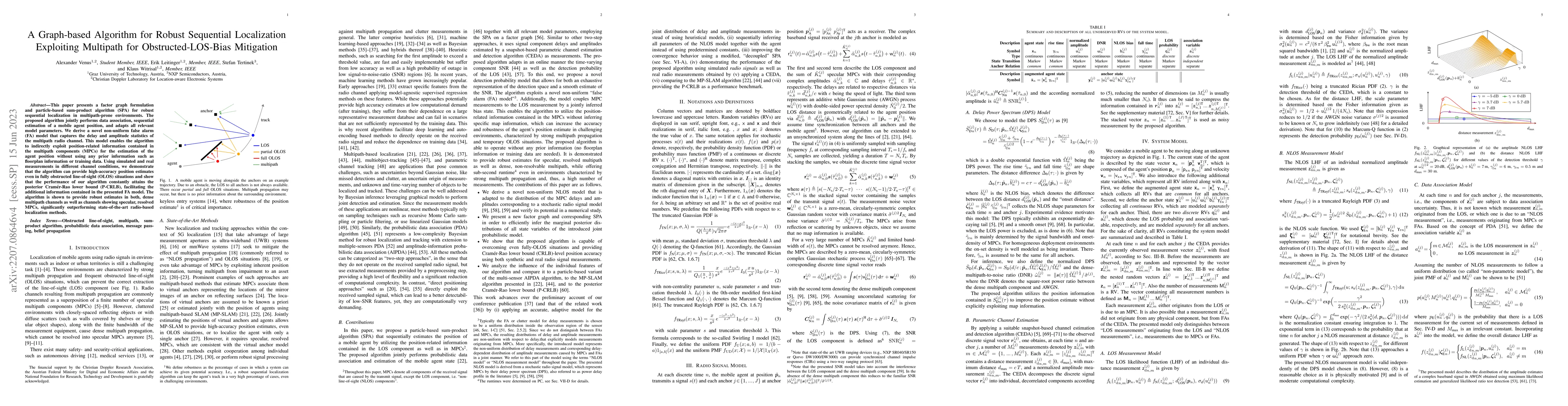 Thumbnail for A Graph-based Algorithm for Robust Sequential Localization Exploiting
  Multipath for Obstructed-LOS-Bias Mitigation