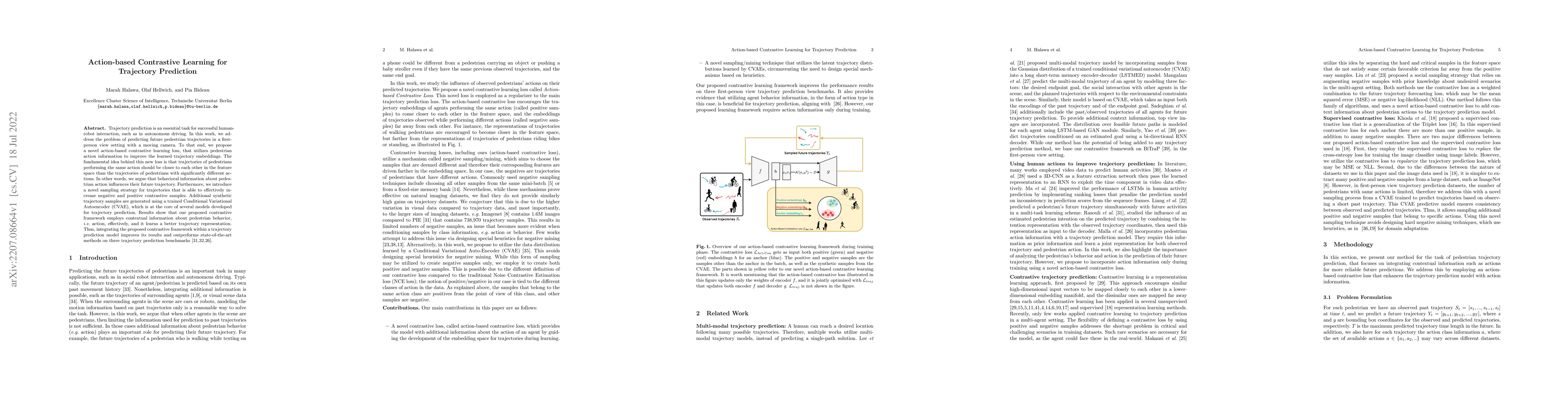 Thumbnail for Action-based Contrastive Learning for Trajectory Prediction