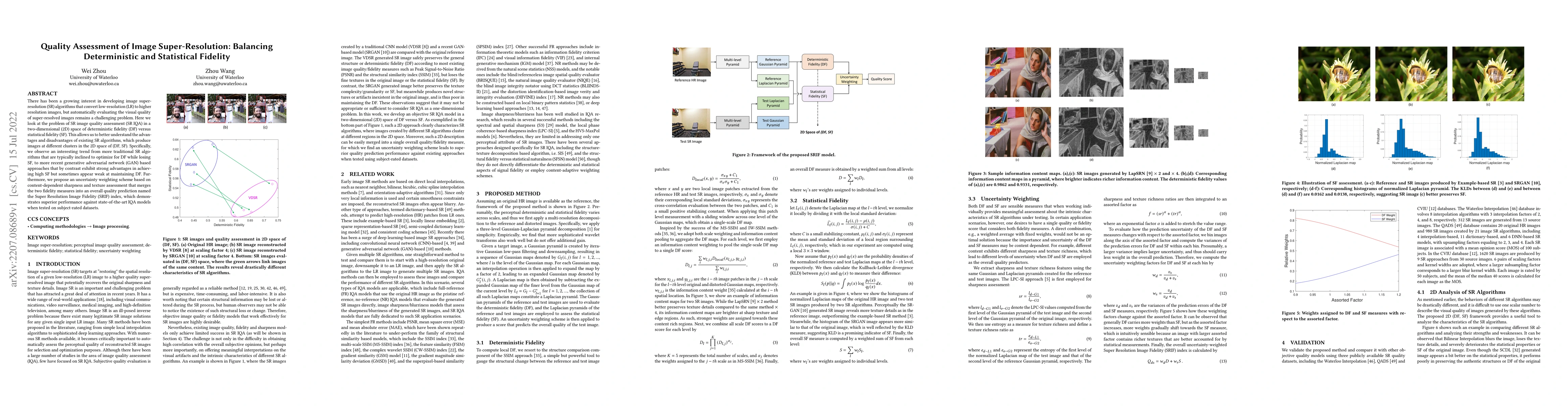 Thumbnail for Quality Assessment of Image Super-Resolution: Balancing Deterministic
  and Statistical Fidelity