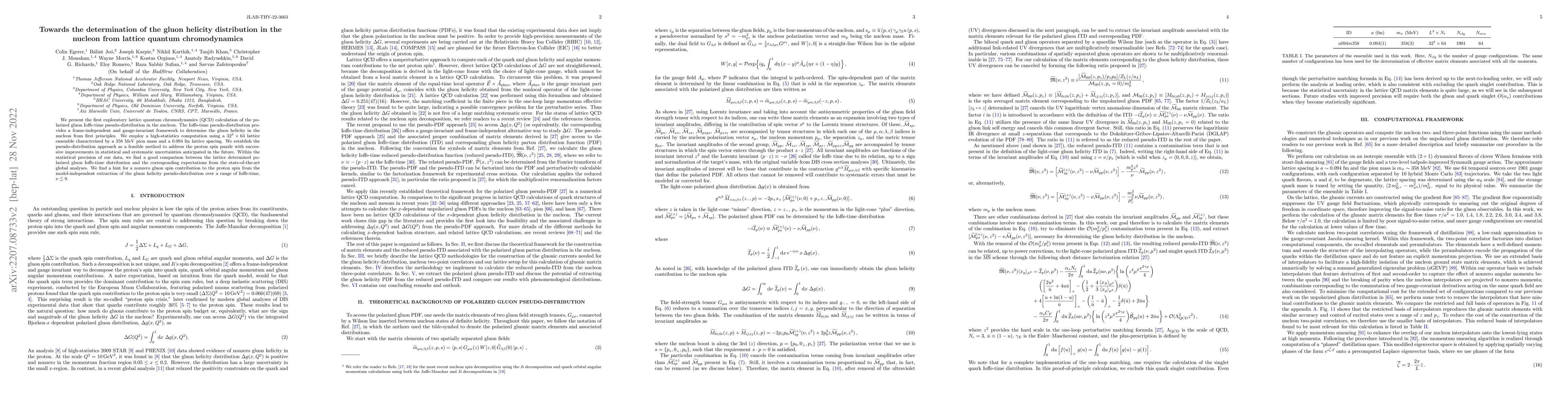 Thumbnail for Towards the determination of the gluon helicity distribution in the
  nucleon from lattice quantum chromodynamics