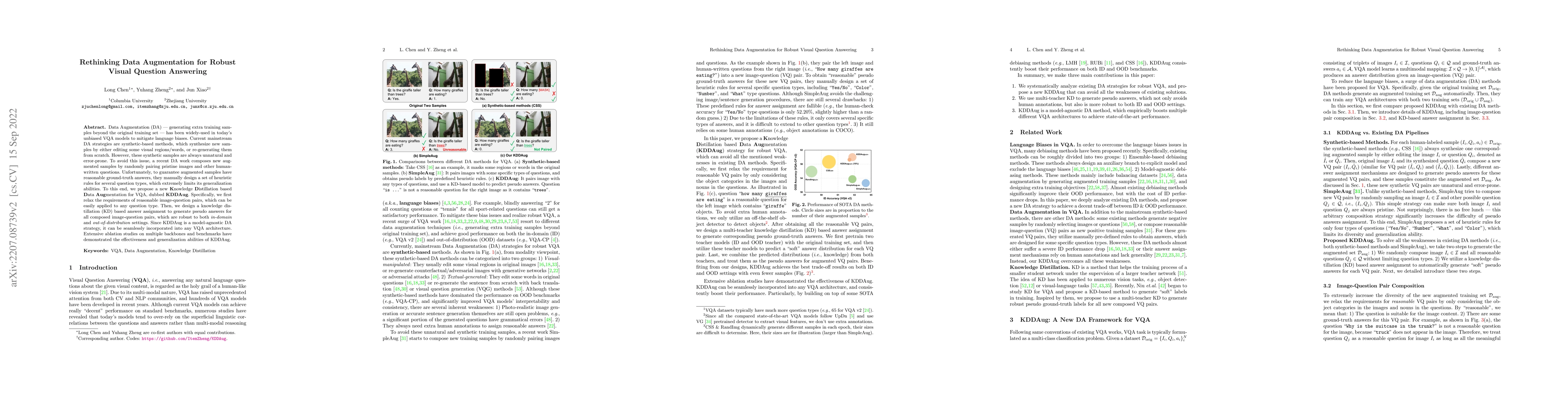 Thumbnail for Rethinking Data Augmentation for Robust Visual Question Answering
