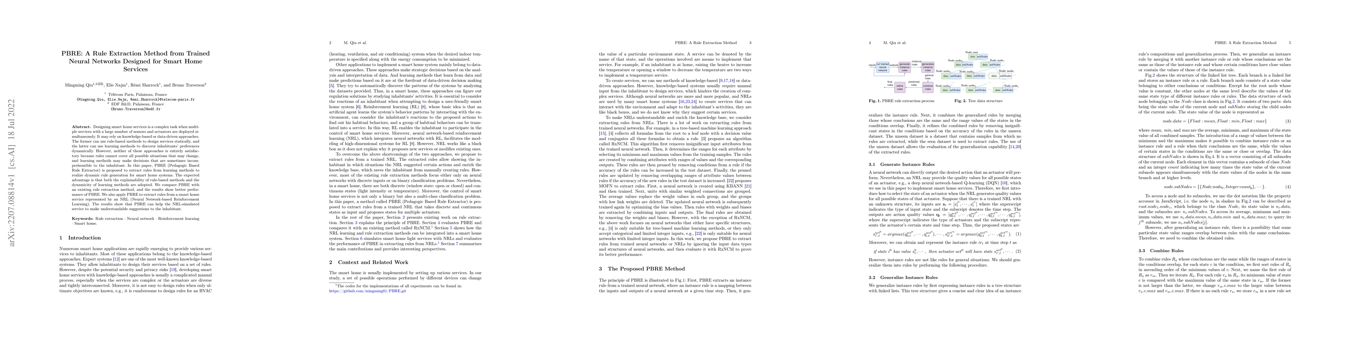 Thumbnail for PBRE: A Rule Extraction Method from Trained Neural Networks Designed for
  Smart Home Services