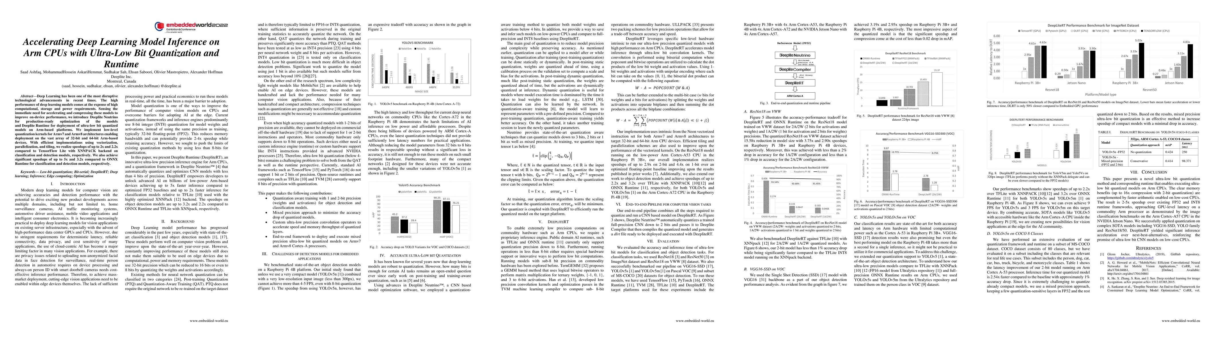 Thumbnail for Accelerating Deep Learning Model Inference on Arm CPUs with Ultra-Low
  Bit Quantization and Runtime