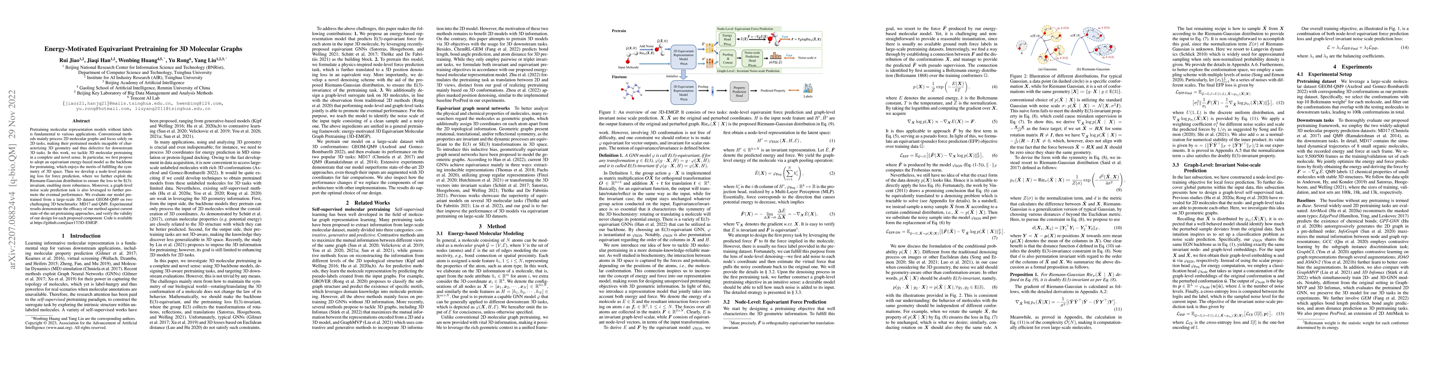 Thumbnail for Energy-Motivated Equivariant Pretraining for 3D Molecular Graphs