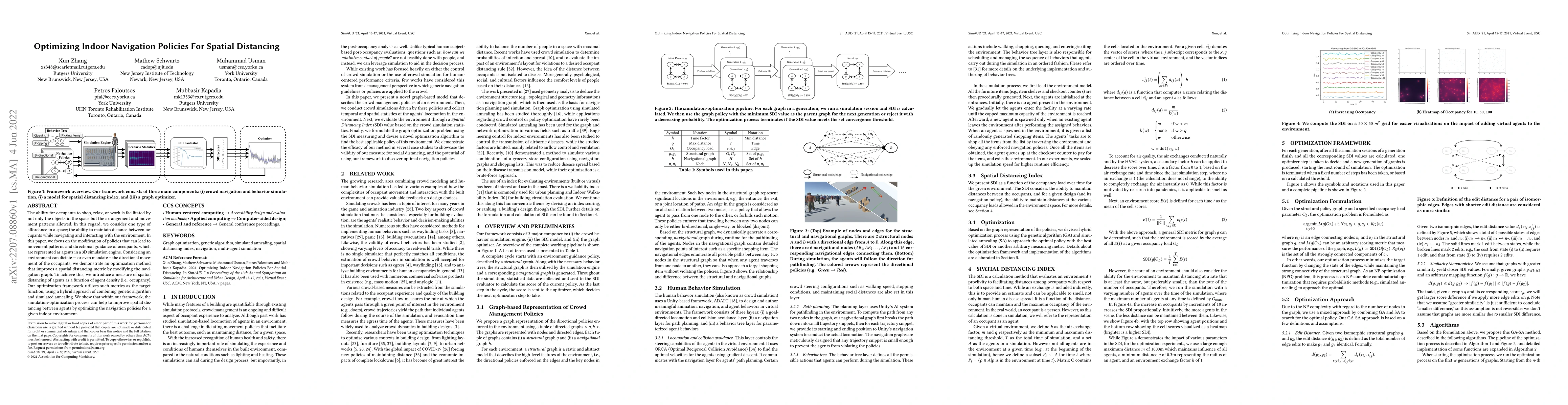 Thumbnail for Optimizing Indoor Navigation Policies For Spatial Distancing