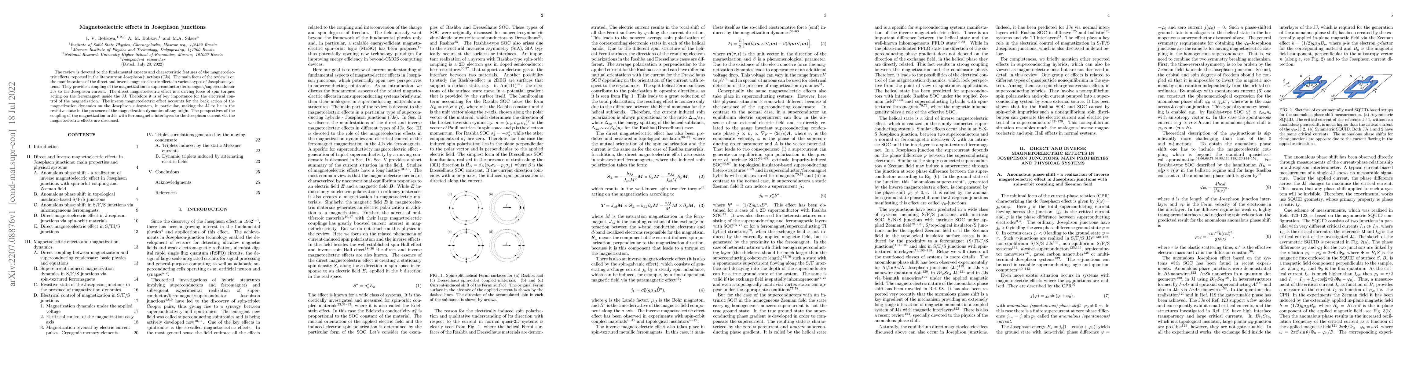 Thumbnail for Magnetoelectric effects in Josephson junctions