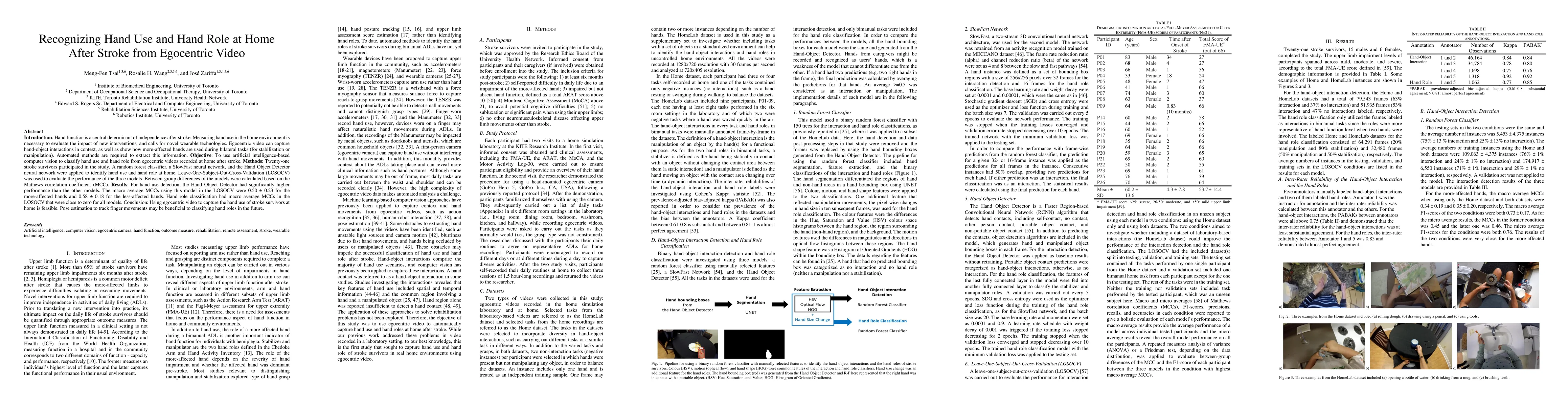 Thumbnail for Recognizing Hand Use and Hand Role at Home After Stroke from Egocentric
  Video