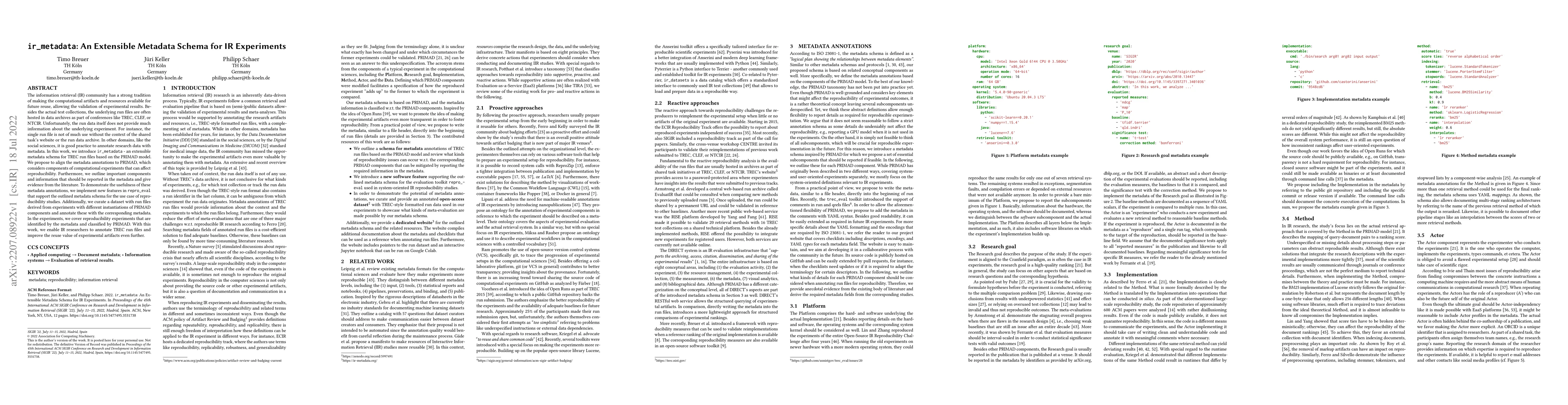 Thumbnail for ir_metadata: An Extensible Metadata Schema for IR Experiments