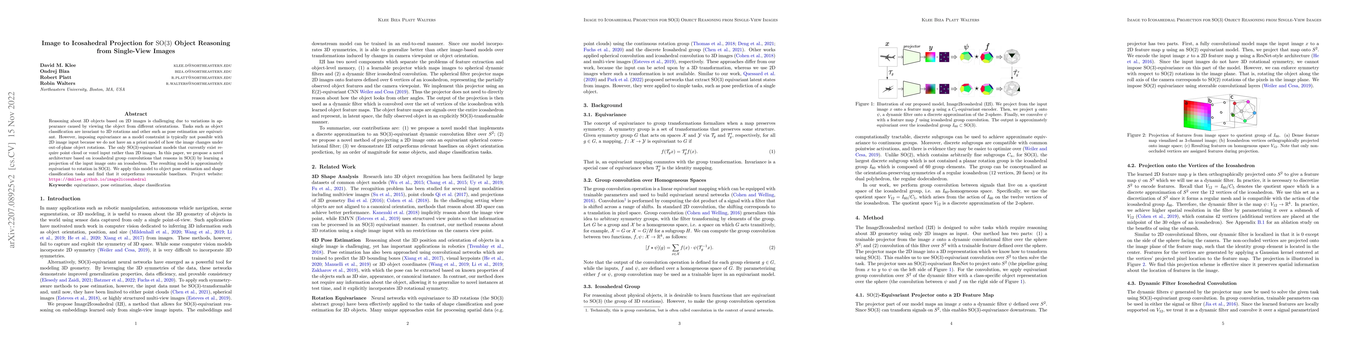 Thumbnail for Image to Icosahedral Projection for $\mathrm{SO}(3)$ Object Reasoning
  from Single-View Images
