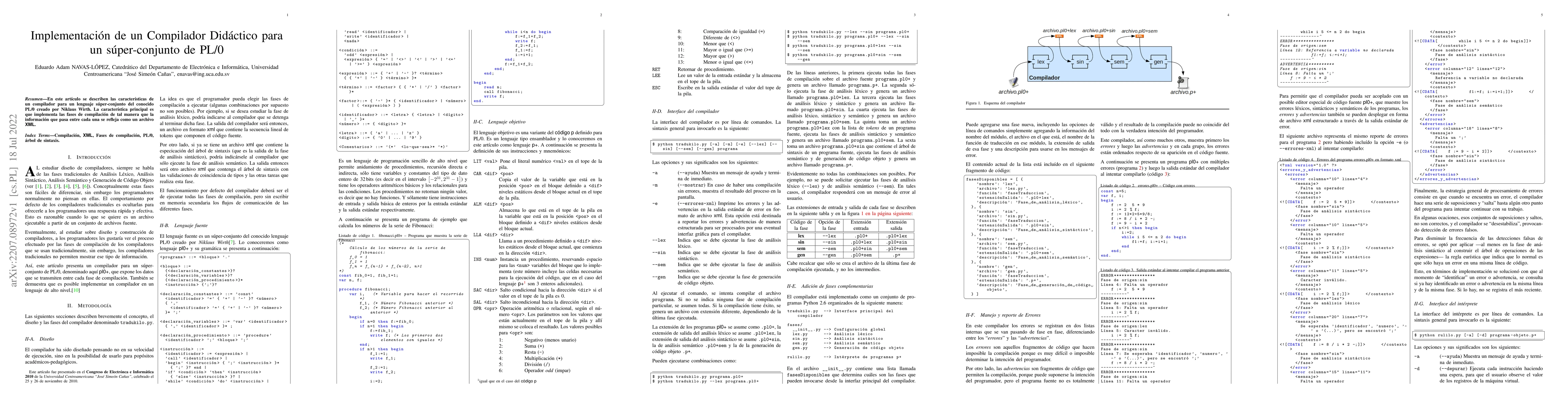 Thumbnail for Implementation of a Didactic Compiler for a superset of PL/0