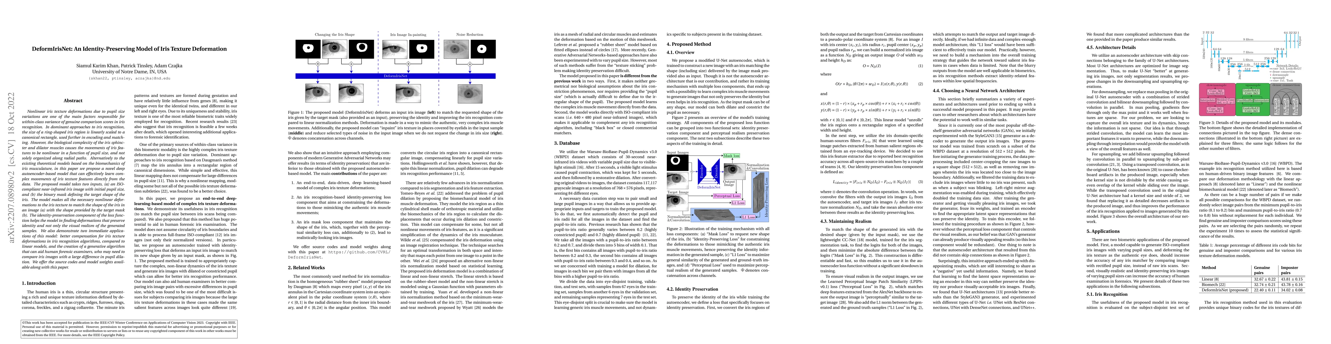 Thumbnail for DeformIrisNet: An Identity-Preserving Model of Iris Texture Deformation