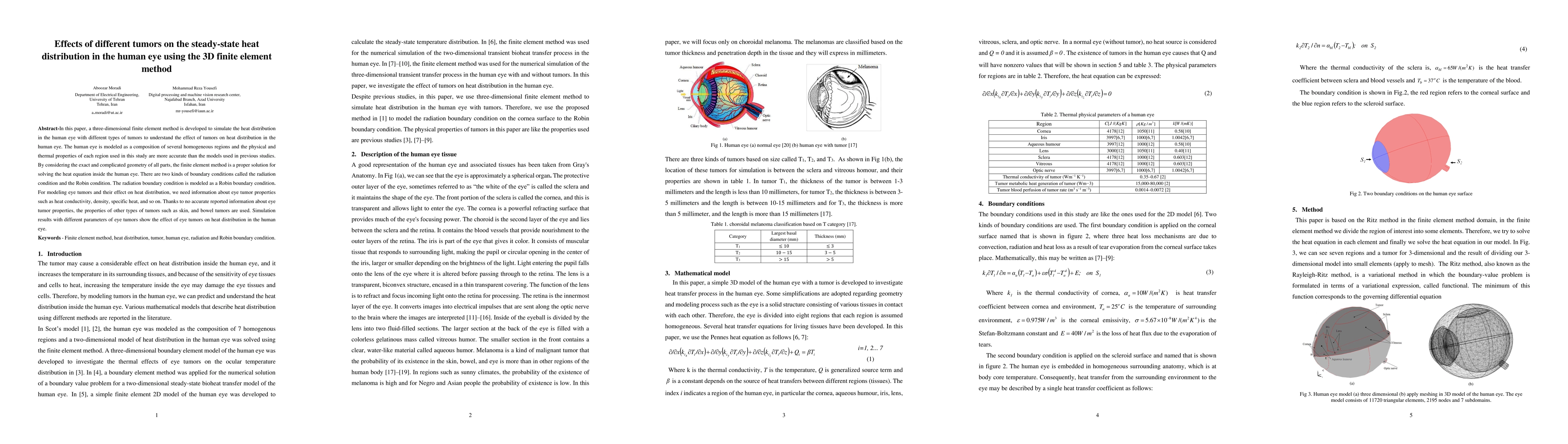 Thumbnail for Effects of different tumors on the steady-state heat distribution in the
  human eye using the 3D finite element method