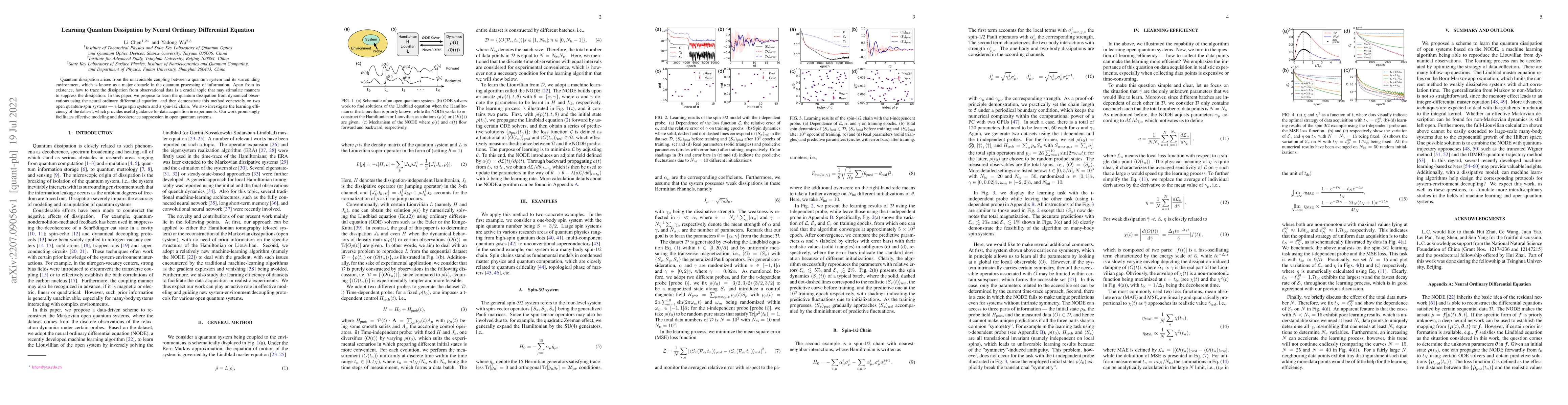 Thumbnail for Learning quantum dissipation by the neural ordinary differential
  equation