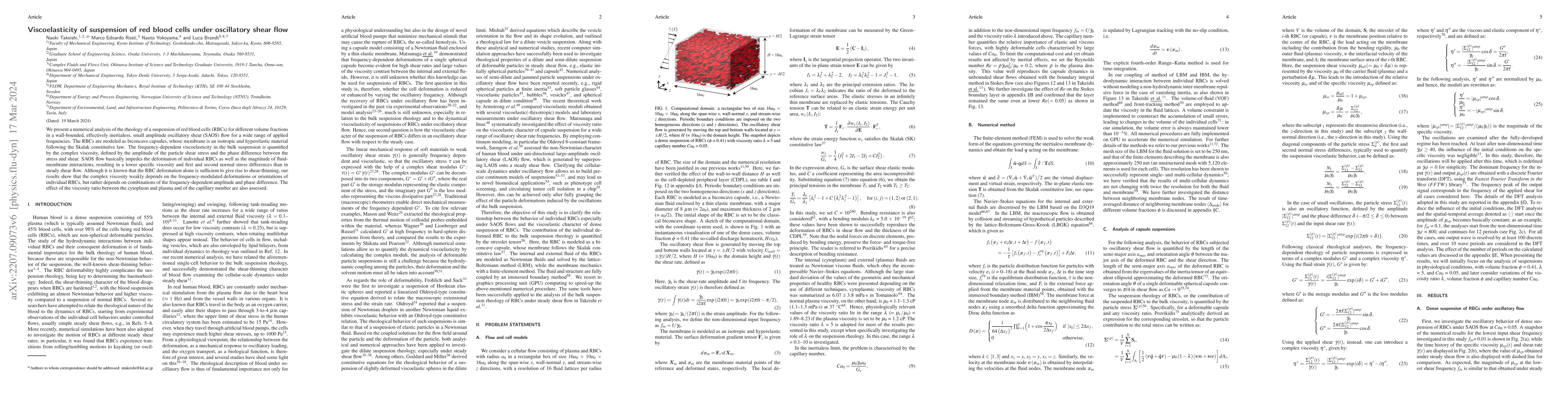 Thumbnail for Viscoelasticity of suspension of red blood cells under oscillatory shear
  flow