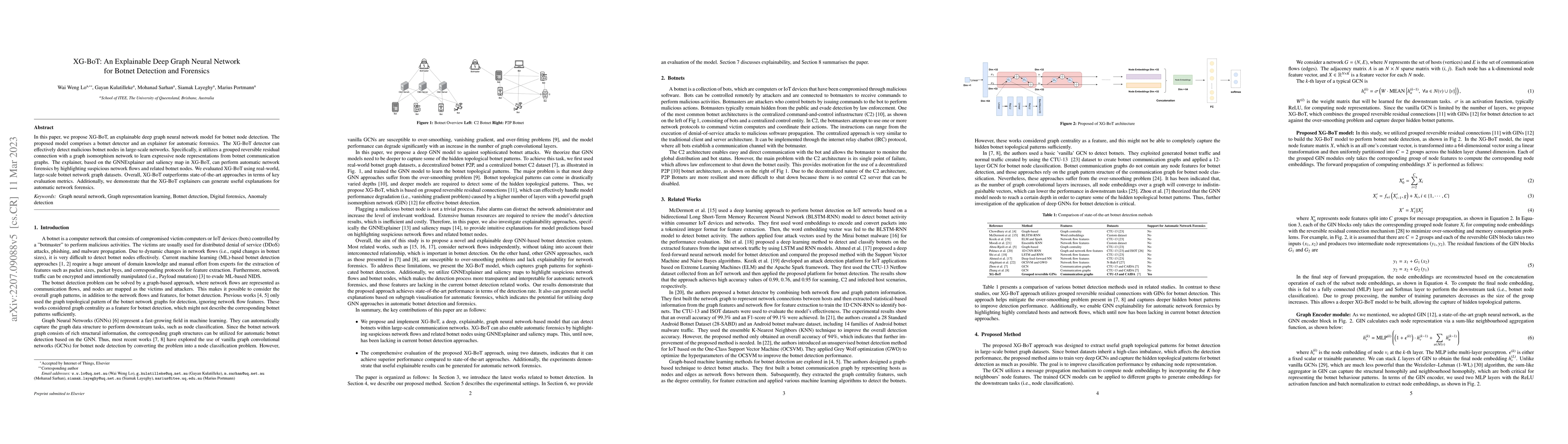 Thumbnail for XG-BoT: An Explainable Deep Graph Neural Network for Botnet Detection
  and Forensics