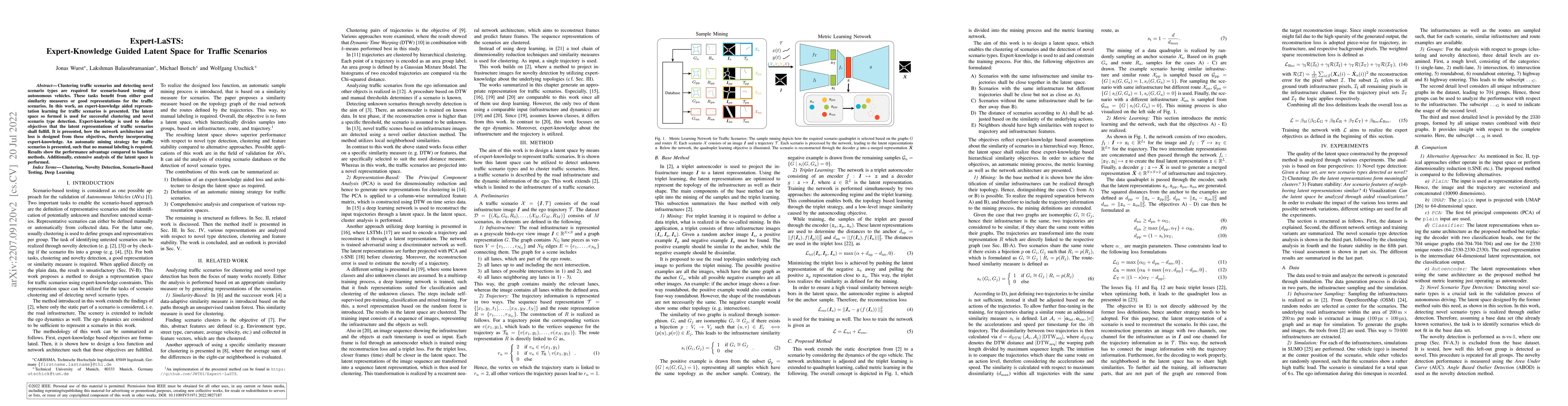 Thumbnail for Expert-LaSTS: Expert-Knowledge Guided Latent Space for Traffic Scenarios