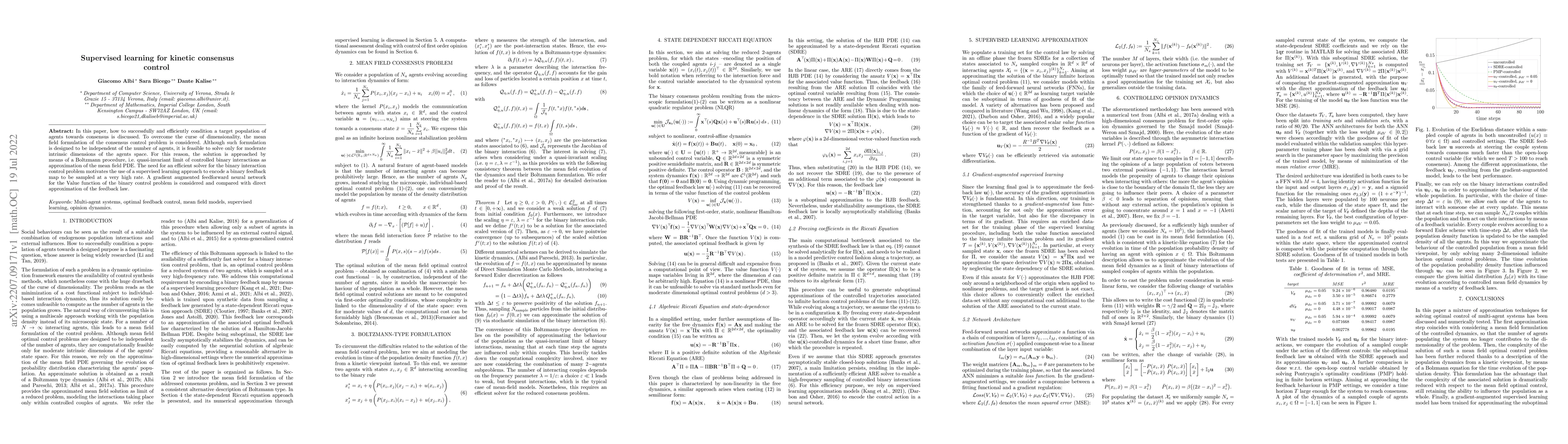 Thumbnail for Supervised learning for kinetic consensus control