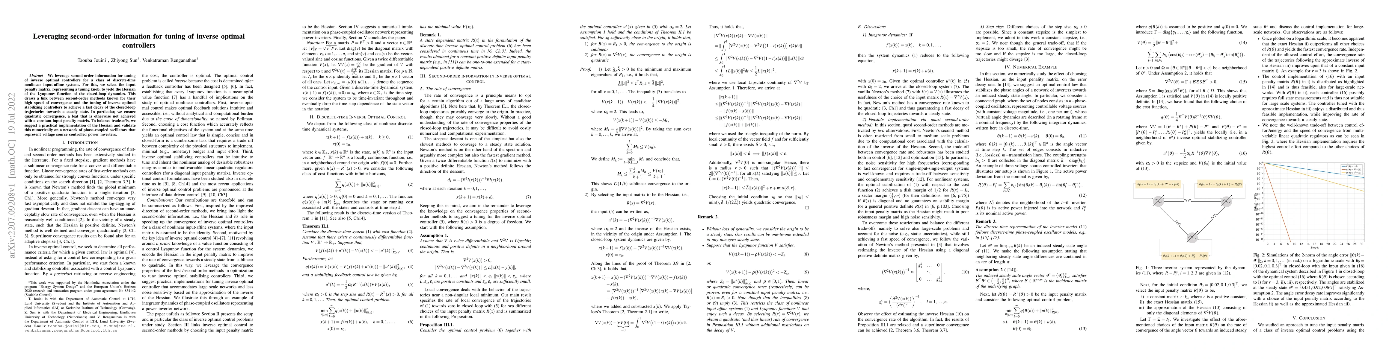 Thumbnail for Leveraging second-order information for tuning of inverse optimal
  controllers