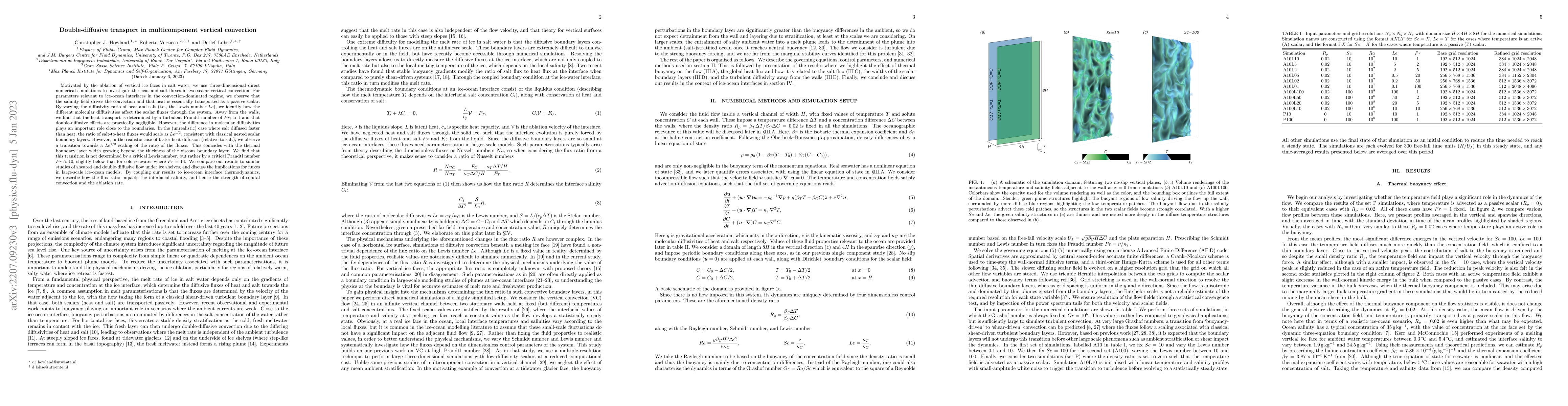 Thumbnail for Double-diffusive transport in multicomponent vertical convection