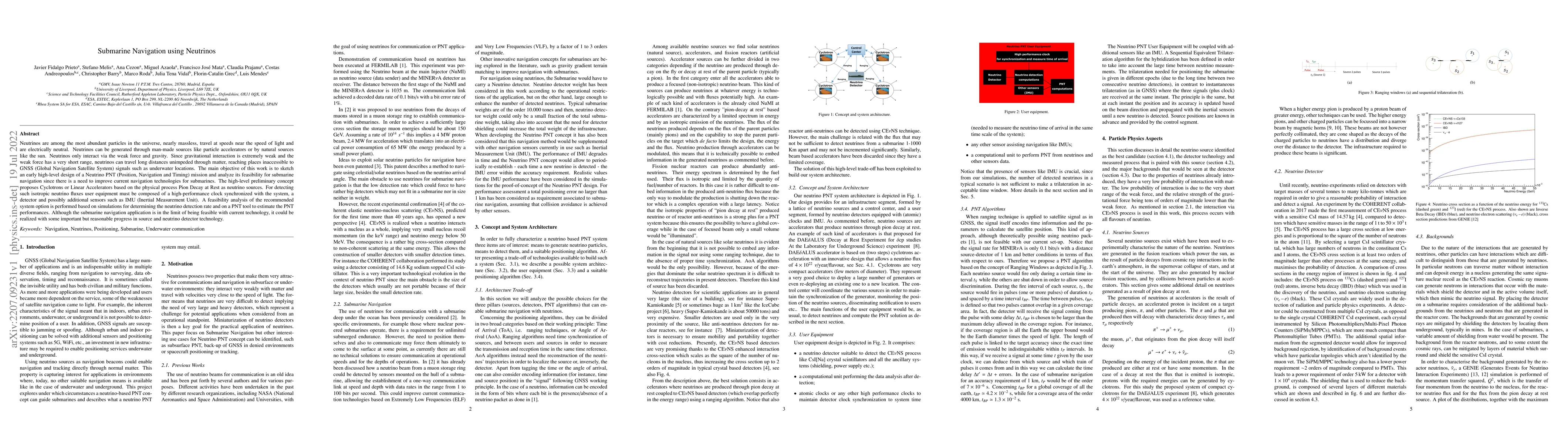 Thumbnail for Submarine Navigation using Neutrinos