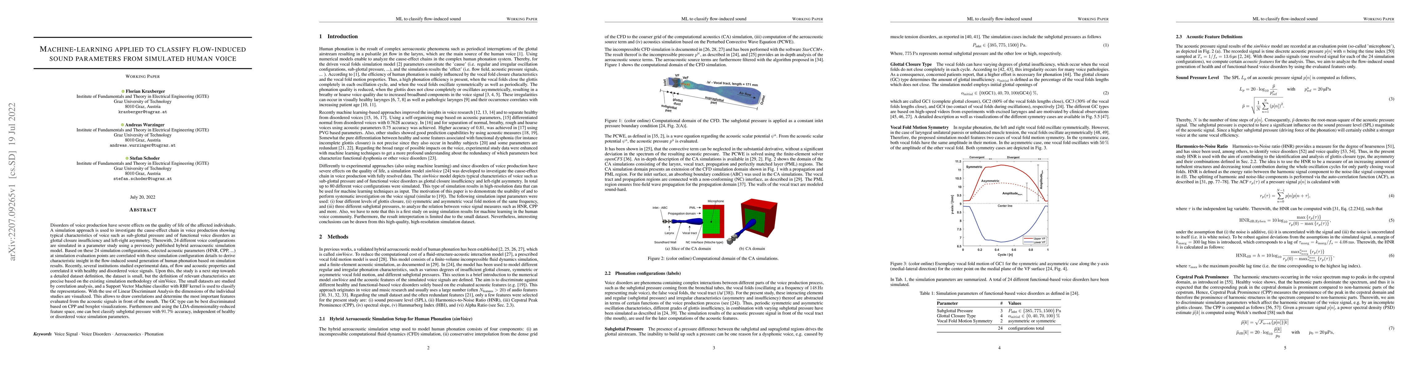 Thumbnail for Machine-learning applied to classify flow-induced sound parameters from
  simulated human voice